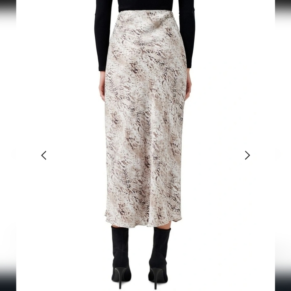 Forever New long skirt 100% slinky viscose pencil style size 6 - Picture 2 of 9